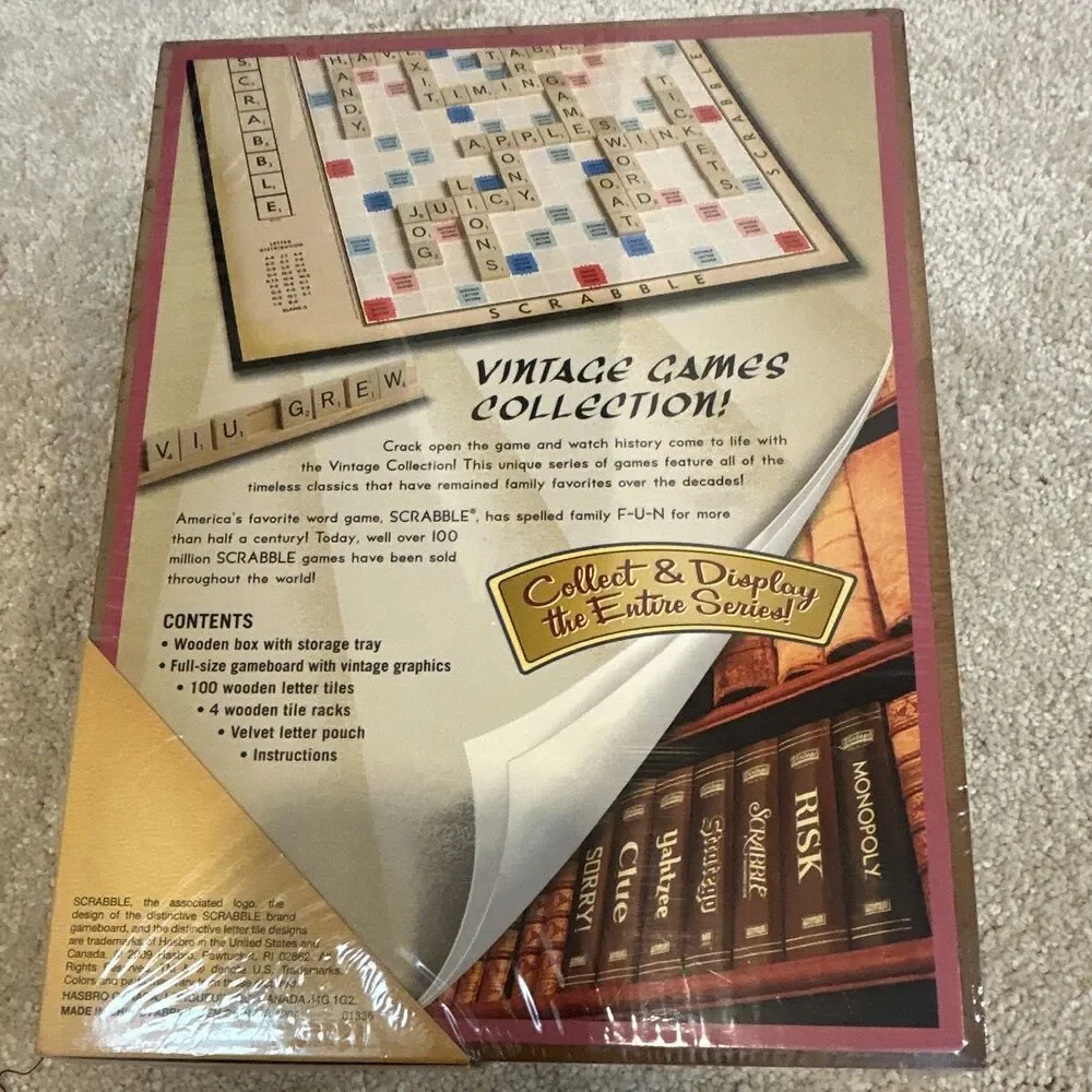 Parker Brothers Scrabble Vintage Games Collection Target Exclusive 8+